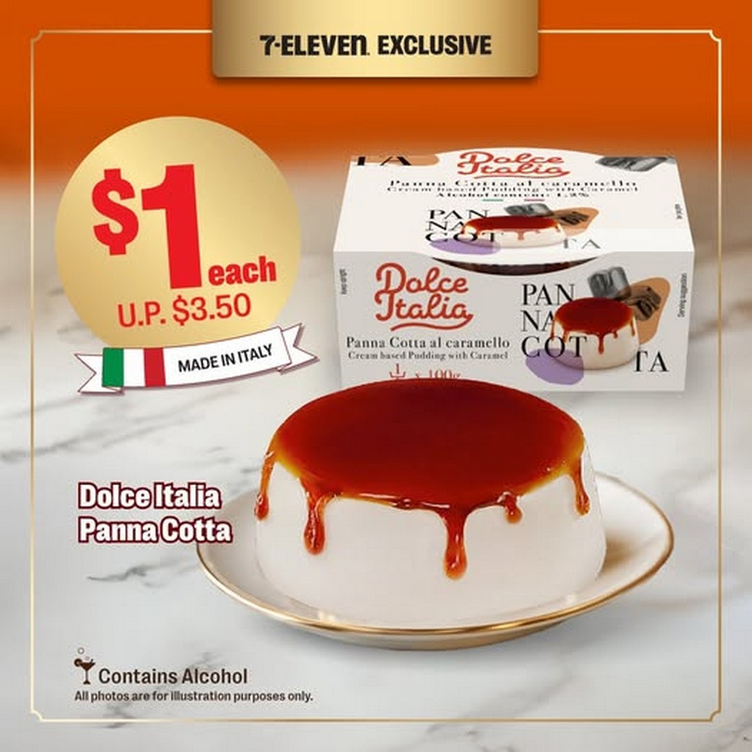 7-Eleven-Singapore-1-Dolce-Italia-Panna-Cotta-Limited-Time 17 December 2025 onwards: 7-Eleven Singapore: $1 Dolce Italia Panna Cotta Limited-Time Promotion