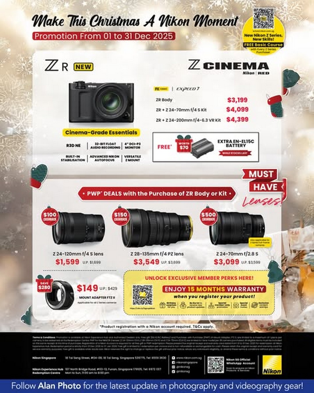 Alan-Photo-Singapore-Christmas-Nikon-Promotion 1-31 December 2025: Alan Photo Singapore: Christmas Nikon Promotion: Exclusive Camera Bundles and Free Gifts