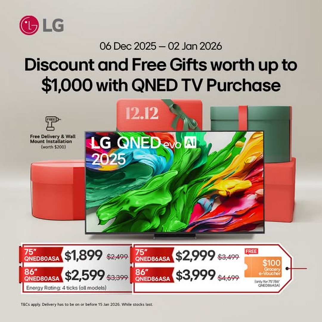 Audio-House-Singapore-LG-TV-Holiday-Sale-1 6 December 2025-2 January 2026: Audio House Singapore: LG TV Holiday Sale: Discounts & Free Gifts