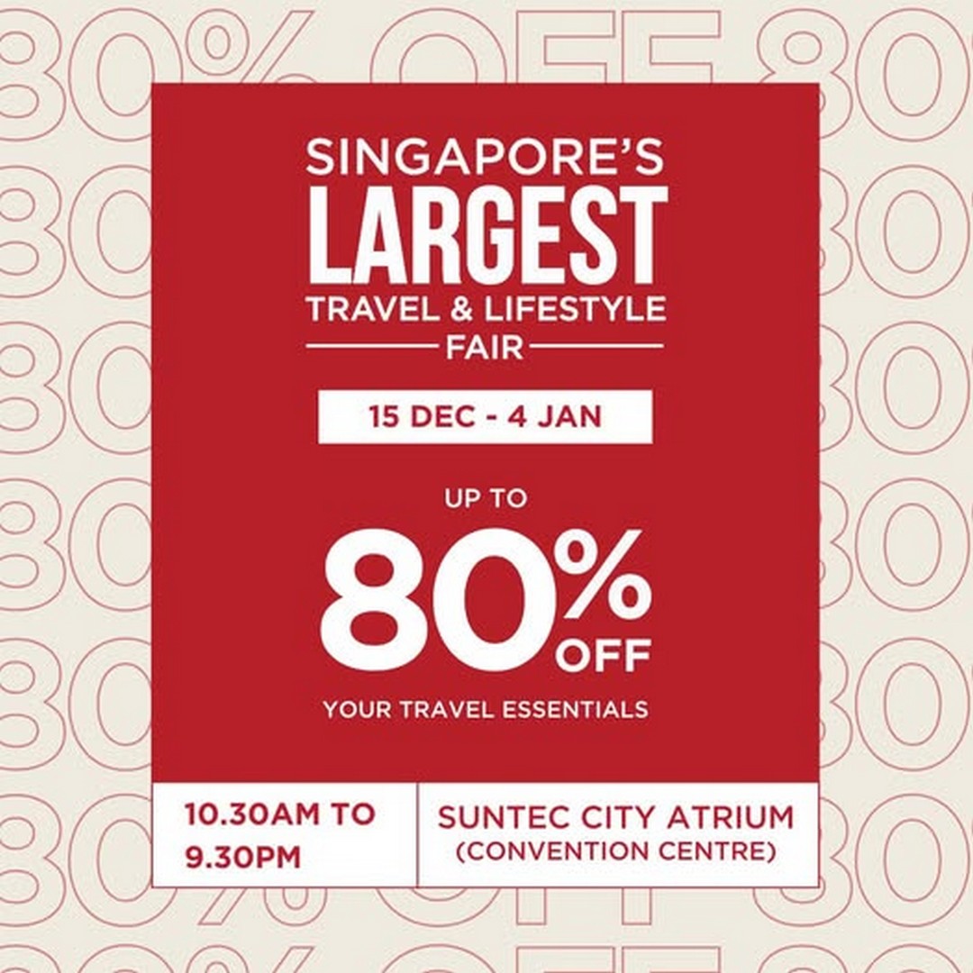 Boarding-Gate-Travel-Lifestyle-Fair 15 December 2025-4 January 2026: Boarding Gate Travel & Lifestyle Fair: Massive Travel Essentials Promotion at Suntec City