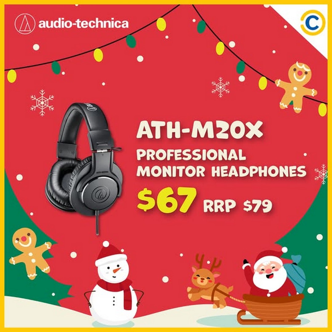 COURTS-Singapore-Up-to-15-Off-Audio-Technica 17 December 2025 onwards: COURTS Singapore: Up to 15% Off Audio-Technica M Series Headphones Promotion – Studio-Quality Sound for Work, Travel and Gifting at COURTS Stores and Online