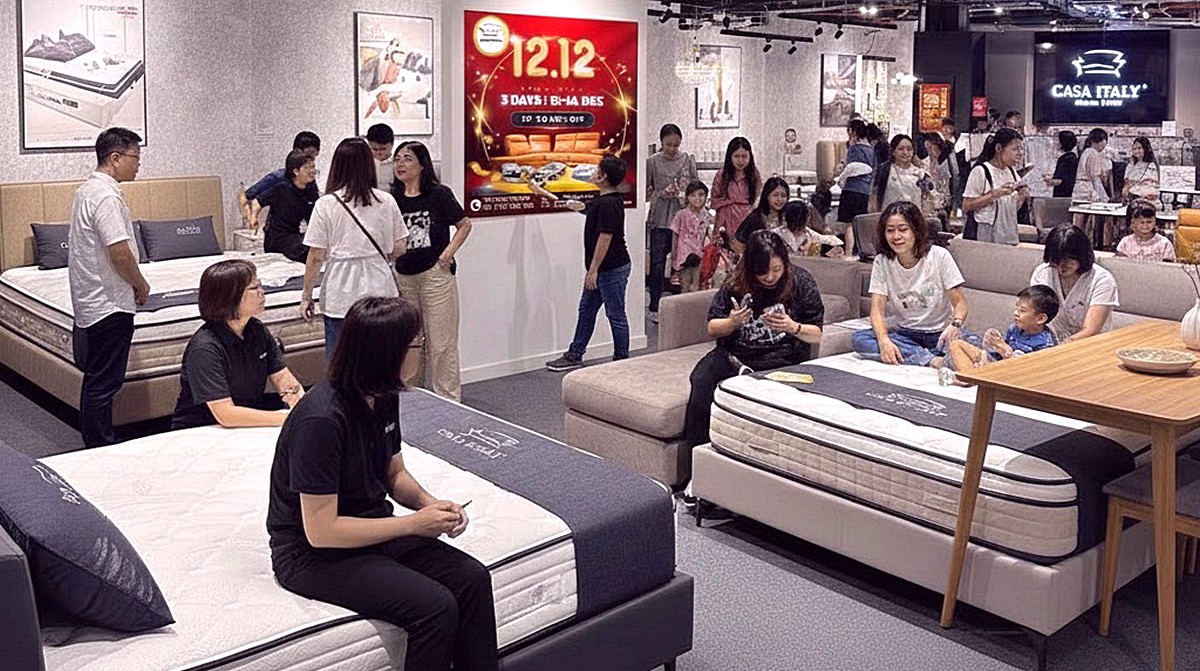Casa-Italy-1212-Sale-Singapore-2025-Furniture-Mattresses-1 12–14 December 2025: Casa Italy Mega Furniture Sale – Up to 80% OFF + $12 Top-Up Upgrades at Tai Seng Warehouse