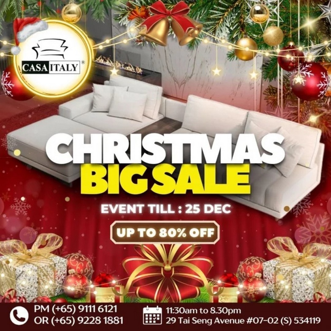 Casa-Italy-Christmas-Big-Sale-Up-to-80-OFF Now till 25 December 2025: Casa Italy Christmas Big Sale: Up to 80% OFF Sofas, Mattresses, Dining Tables and Wardrobes