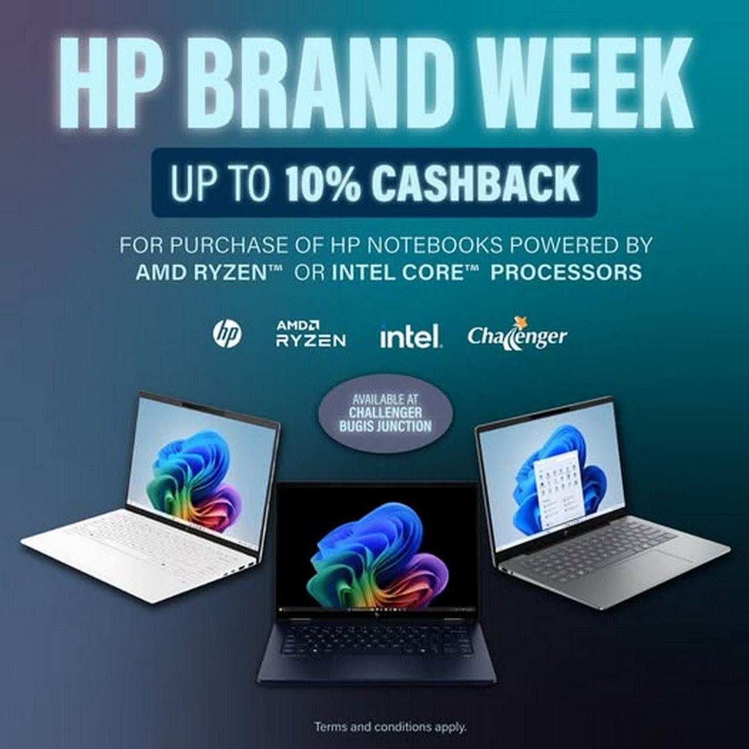 Challenger-Singapore-HP-Brand-Week-–-Special-Promotion Now till 14 December 2025: Challenger Singapore: HP Brand Week – Special Promotion on HP Notebooks with Cashback