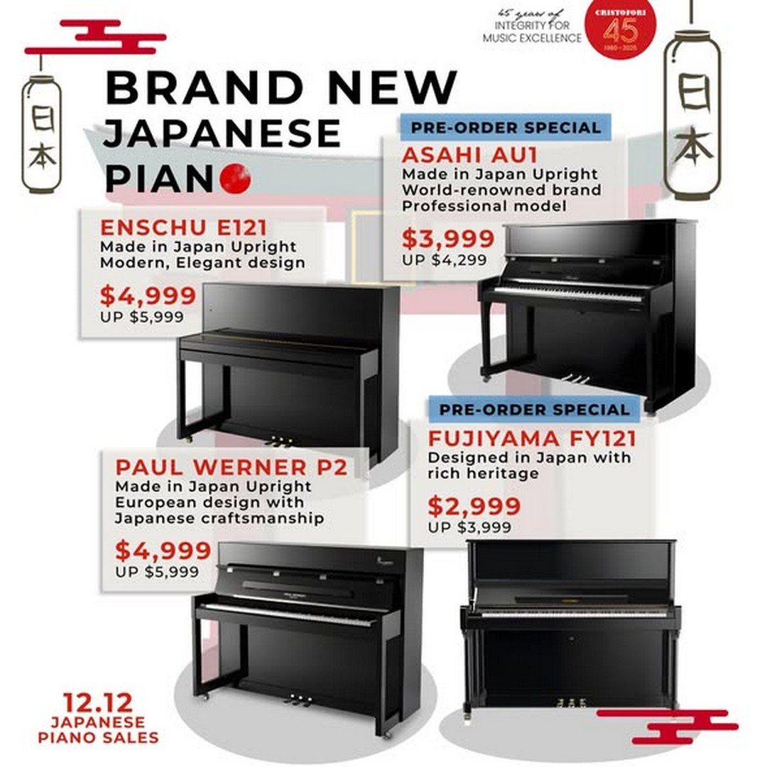 Cristofori-Piano-Megastore-Singapore-Japanese-Piano-Warehouse-Sale-1 12-21 December 2025: Cristofori Piano Megastore Singapore: Japanese Piano Warehouse Sale – Curated Showcase of Uprights & Grands