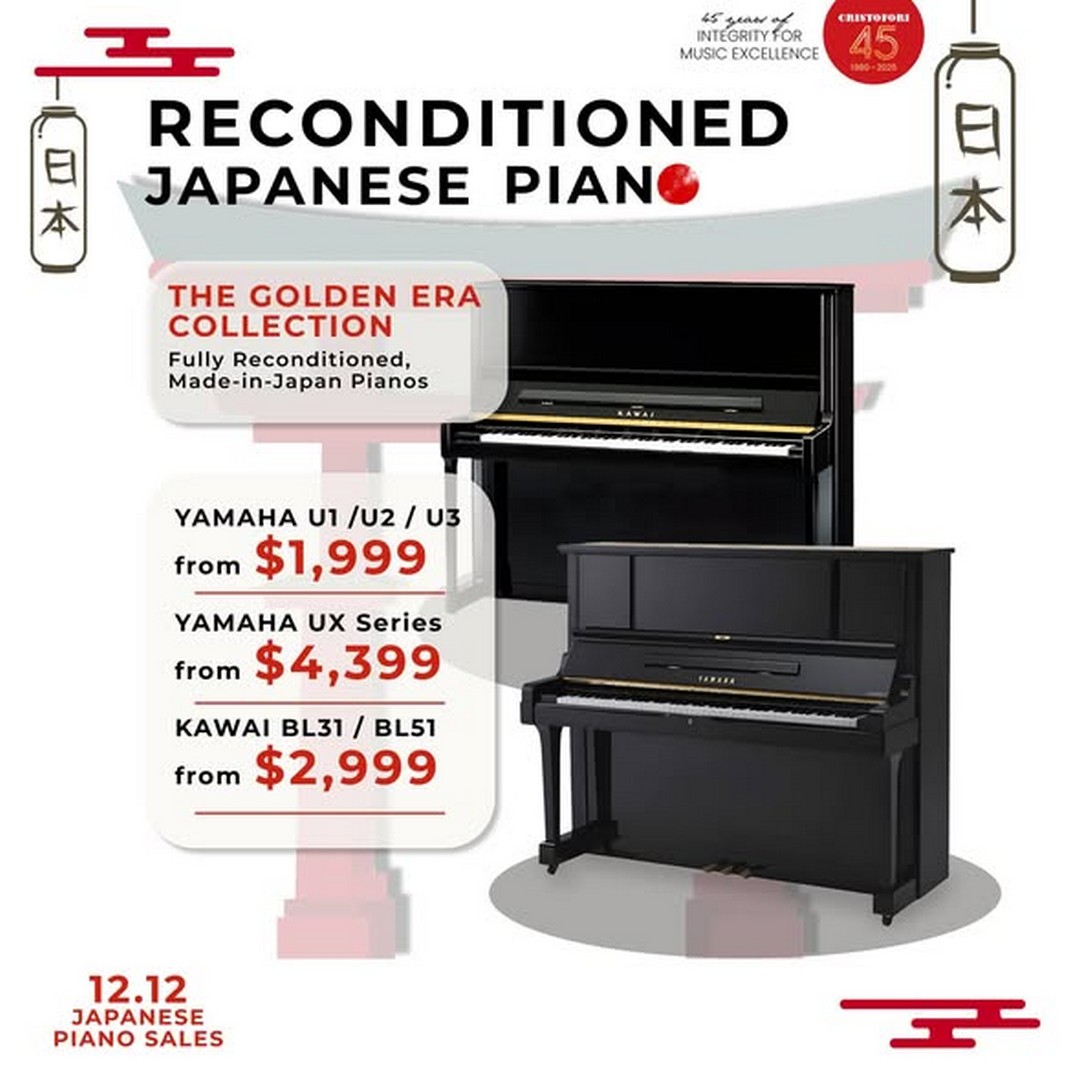 Cristofori-Piano-Megastore-Singapore-Japanese-Piano-Warehouse-Sale-2 12-21 December 2025: Cristofori Piano Megastore Singapore: Japanese Piano Warehouse Sale – Curated Showcase of Uprights & Grands