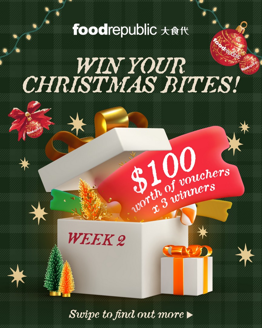 Food-Republic-Singapore-Giveaway-Win-100-Vouchers Now till 14 December 2025: Food Republic Singapore Giveaway, Win $100 Vouchers from Must-Try Stalls