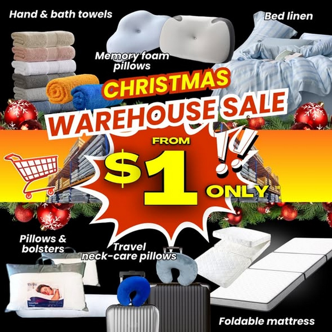 Four-Star-Mattress-1-Christmas-Warehouse-Sale-1 17-21 December 2025: Four Star Mattress: $1 Christmas Warehouse Sale & Furniture Deals