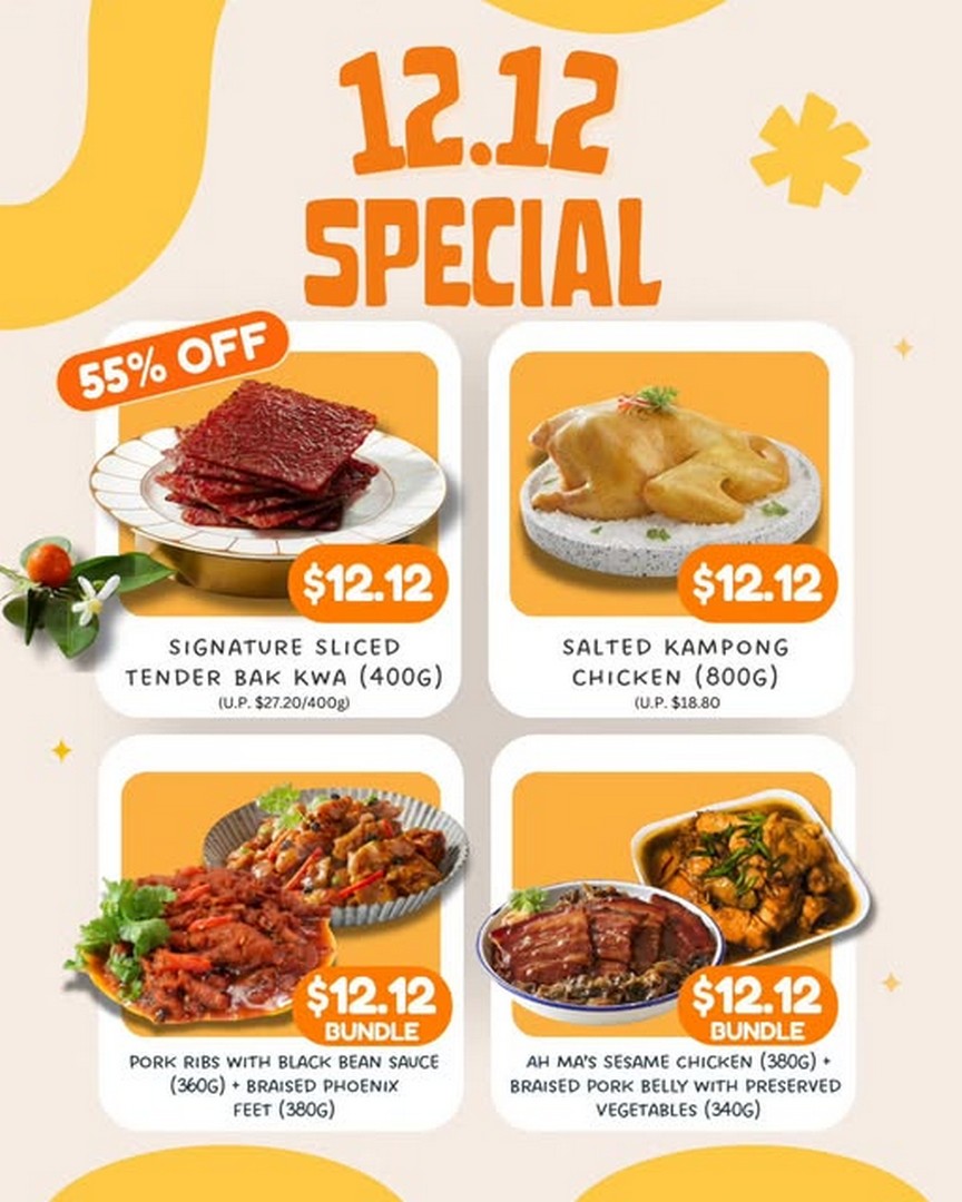 Fragrance-Bak-Kwa-12.12-Holiday-Special-Promotion 12 December 2025: Fragrance Bak Kwa: 12.12 Holiday Special Promotion – Signature Bak Kwa, Frozen Cooked Food & Salted Kampong Chicken Deals
