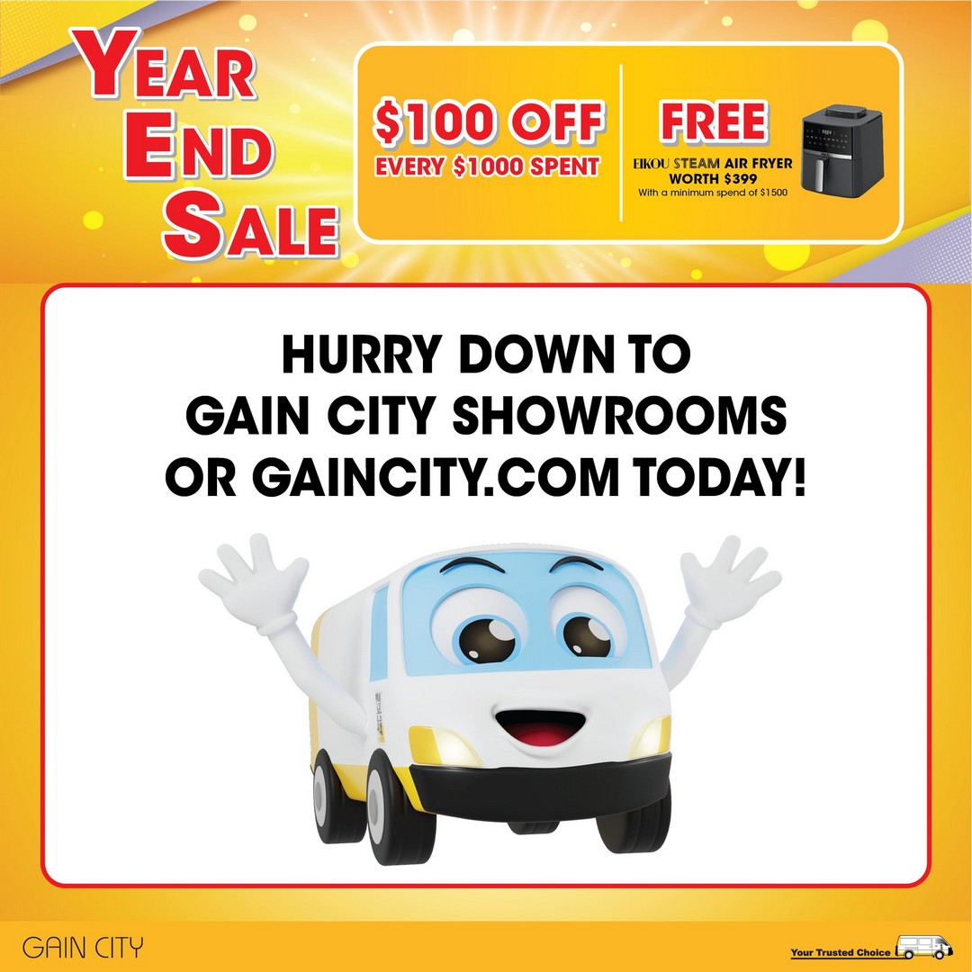 Gain-City-Year-End-Tech-Sale-9 17 December 2025 Onward: Gain City Year-End Tech Sale: Enjoy Discounts, Freebies & Exclusive Giveaway