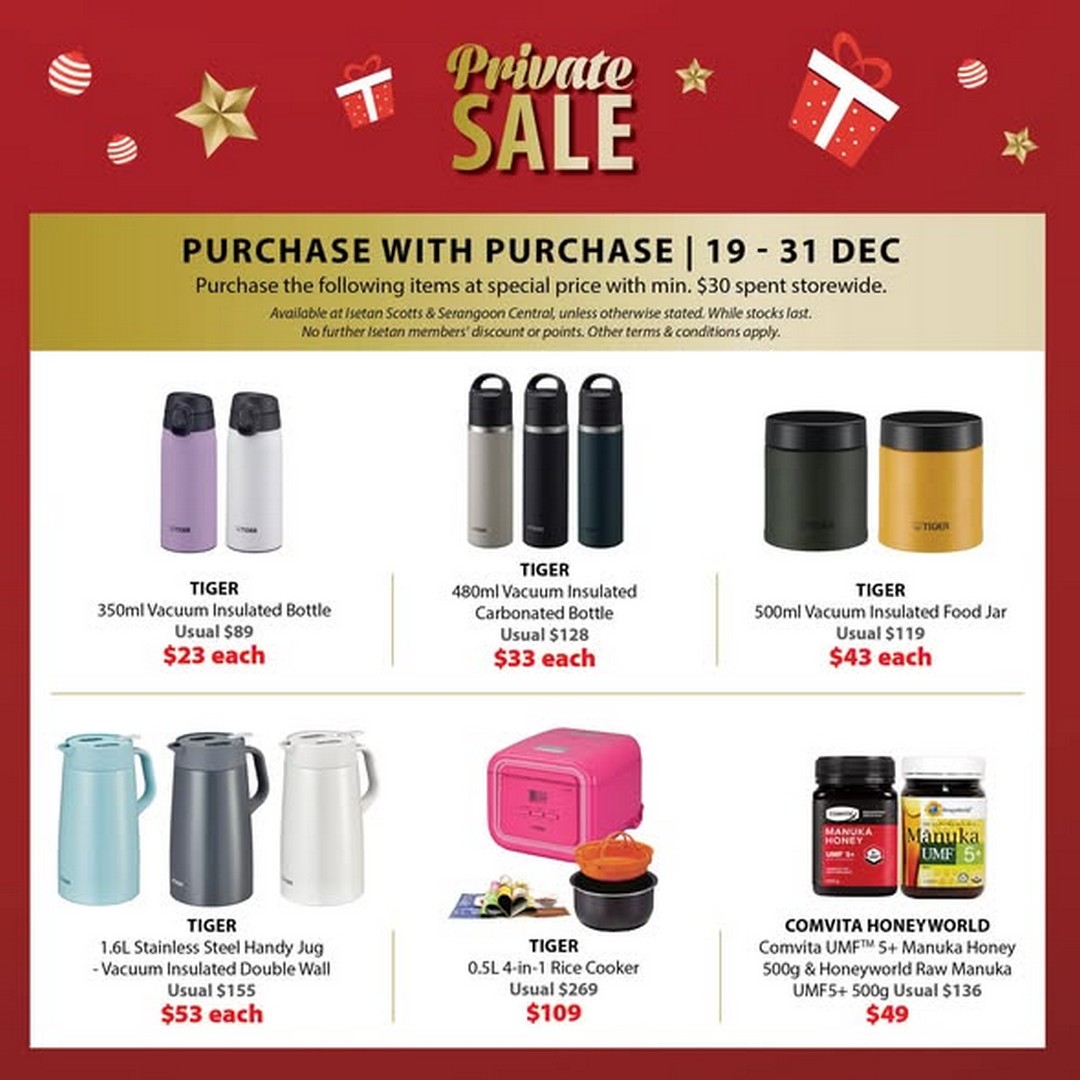 Isetan-Singapore-Private-Sale-Exclusive-Purchase-with-Purchase-Deals 19–31 December 2025: Isetan Singapore Private Sale: Exclusive Purchase-with-Purchase Deals Across All Departments (In-Store Promotion)