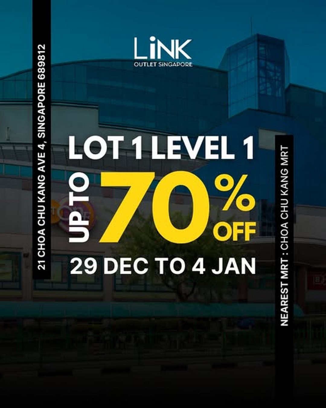 LINK-outlet-store-Sale-at-Lot-1-Atrium 29 December 2025-4 January 2026: LINK outlet store Sale at Lot 1 Atrium: Shop Big Before 2026 with Up to 70% Off