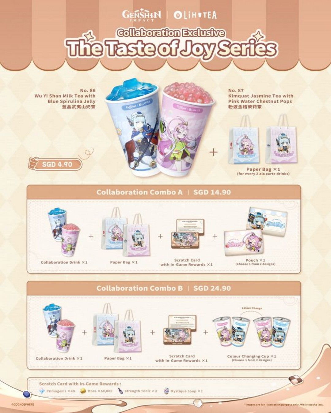 LiHO-TEA-x-Genshin-Impact-Collaboration 22 December 2025 onwards: LiHO TEA x Genshin Impact Collaboration: Special Drinks Promotion