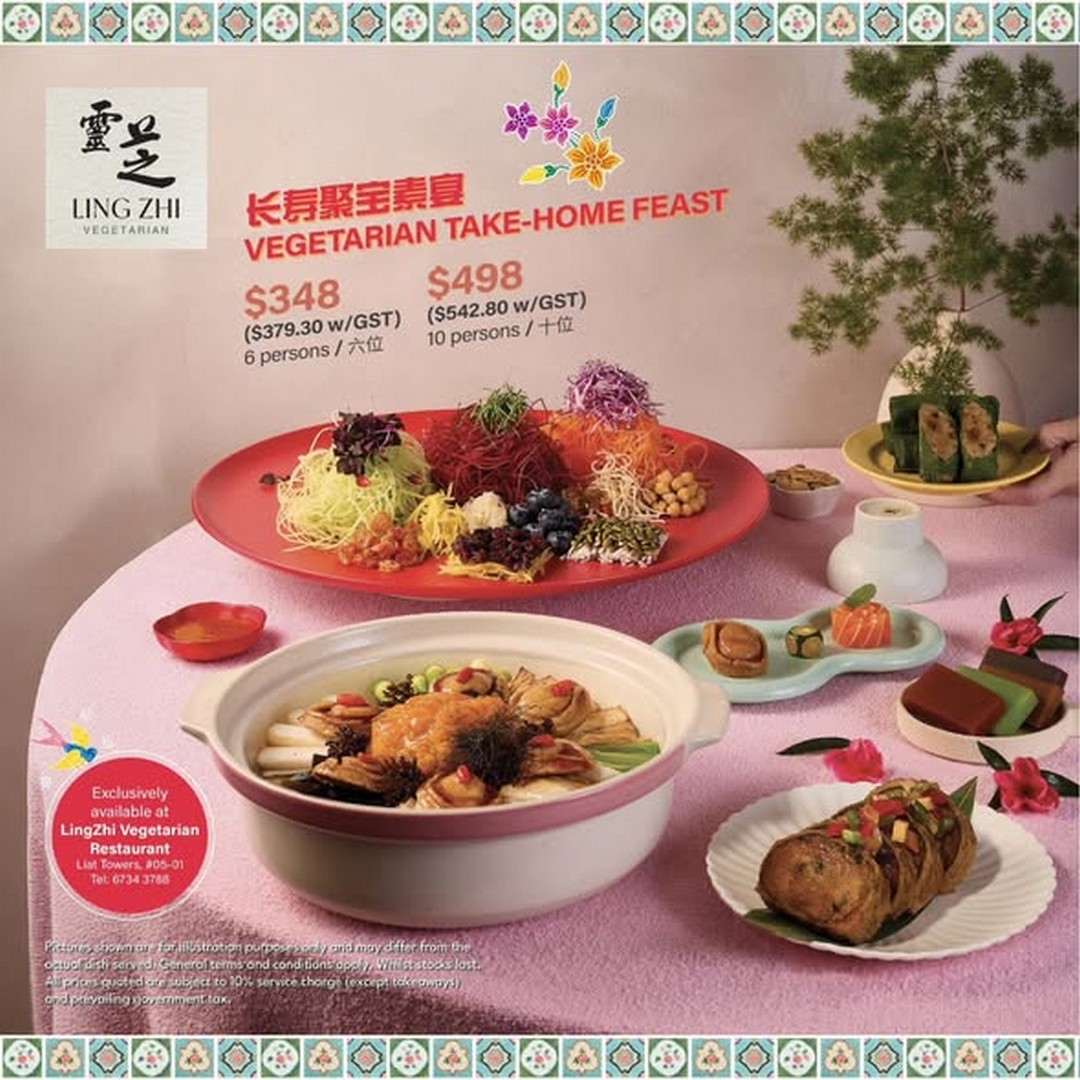 LingZhi-Vegetarian-Liat-Towers-Lunar-New-Year-1 26 January–3 March 2026: LingZhi Vegetarian Liat Towers: Lunar New Year Vegetarian Feast Early Bird Special: Festive Promotion for Home Celebrations