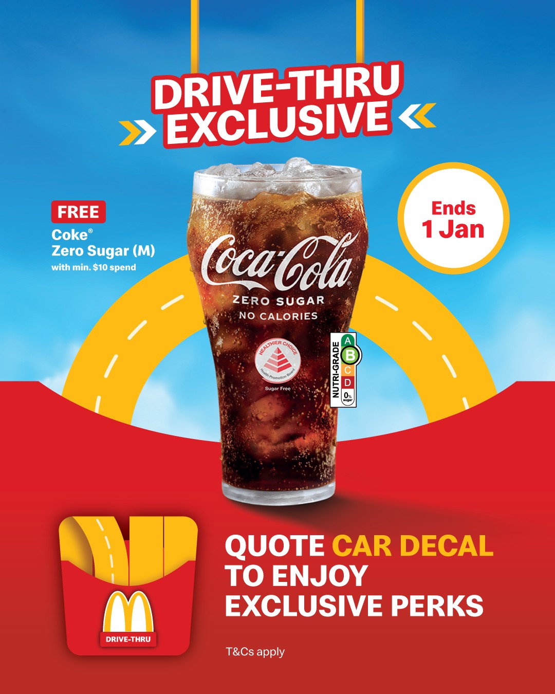 McDonalds-Free-Coke-Zero-Sugar-via-Drive-Thru-Promotion 11 December 2025-1 January 2026: McDonald's: Free Coke Zero Sugar via Drive-Thru Promotion