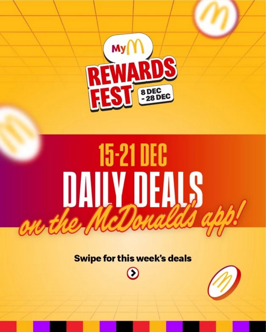 McDonalds-Singapore-Daily-1-FOR-1-Deals 15-21 December 2025: McDonald’s Singapore: Daily 1-FOR-1 Deals on Burgers, Sides & Desserts: Promotion