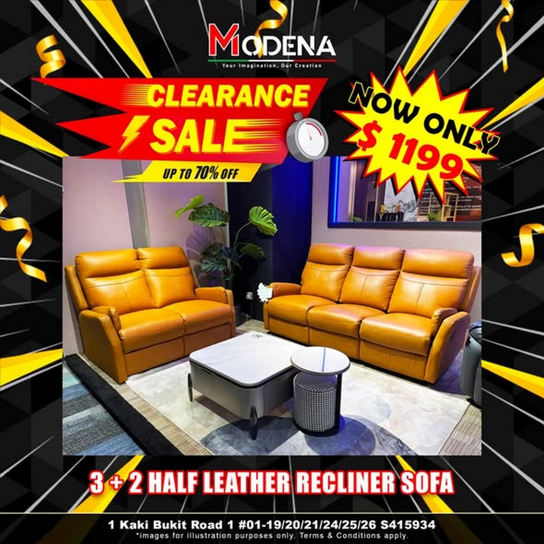 Modena-Furnishing-Up-to-70-Off-Showroom-Ready-Stock-Clearance-Sale-1 15 December 2025 onwards: Modena Furnishing: Up to 70% Off Showroom Ready Stock Clearance Sale at Kaki Bukit Showroom
