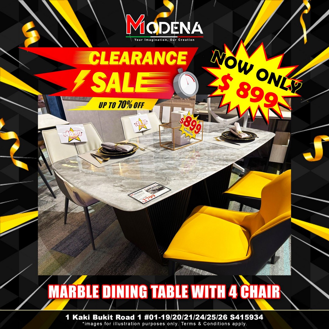 Modena-Furnishing-Up-to-70-Off-Showroom-Ready-Stock-Clearance-Sale-5 15 December 2025 onwards: Modena Furnishing: Up to 70% Off Showroom Ready Stock Clearance Sale at Kaki Bukit Showroom