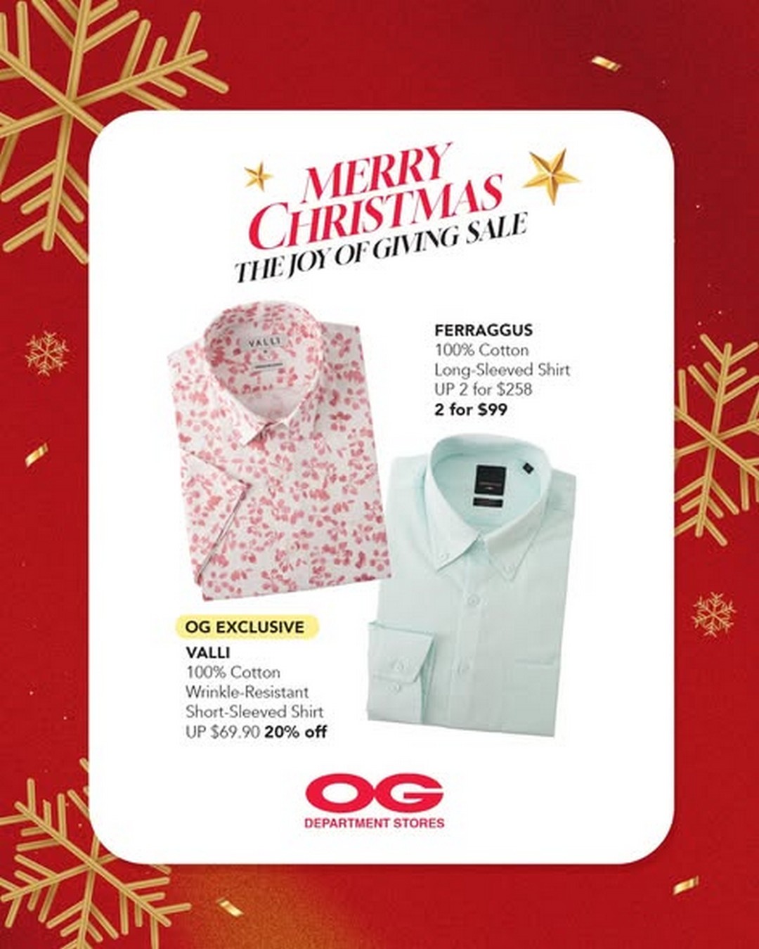 OG-Singapore-Christmas-Storewide-Sale-1 18-25 December 2025: OG Singapore: Christmas Storewide Sale: 20% Off Across Most Brands
