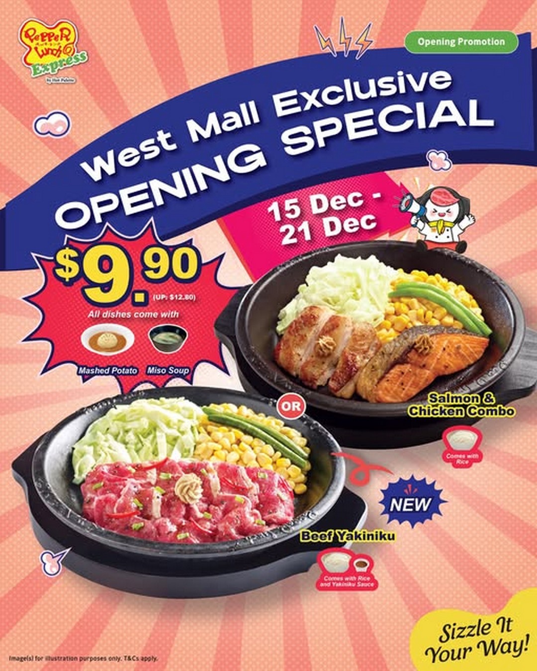 Pepper-Lunch-Singapore-Enjoy-9.90-Pepper-Lunch-Express-Meals 15-21 December 2025: Pepper Lunch Singapore: Enjoy $9.90 Pepper Lunch Express Meals at West Mall Promotion
