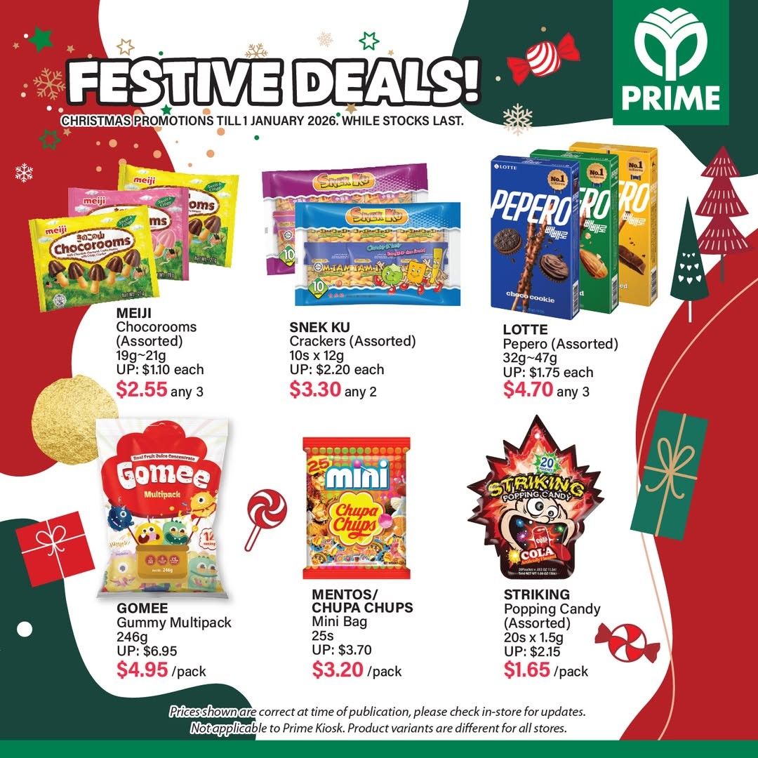 Prime-Supermarket-Festive-Snack-Deals-Starting-1.65 18 December 2025-1 January 2026: Prime Supermarket: Festive Snack Deals Starting $1.65: Promotion for Customisable Party Favourites