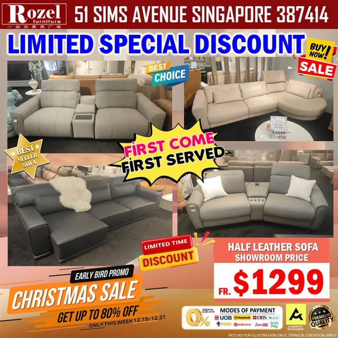 Rozel-Furnishing-Sims-Avenue-Early-Bird-Christmas-Sale-2 15-21 December 2025: Rozel Furnishing Sims Avenue: Early Bird Christmas Sale Promotion with Free Gifts, Lucky Draw & Flexible Payment Options