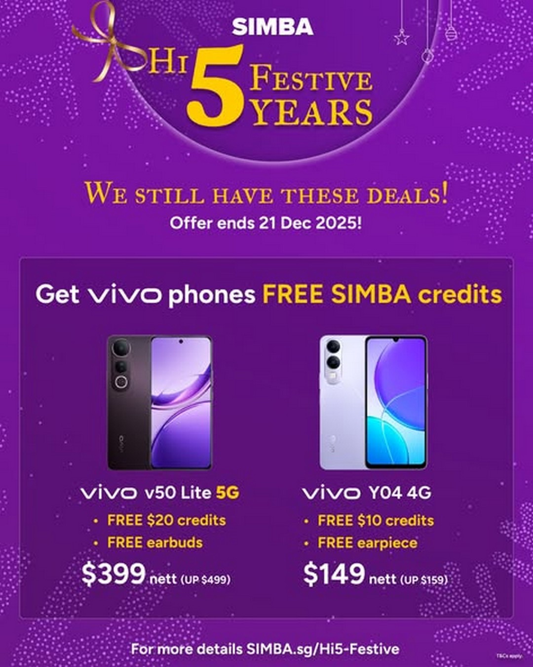 SIMBA-Telecom-Festive-Exclusive-Offers-1 Now till 21 December 2025: SIMBA Telecom: Festive Exclusive Offers: Promotion at 8 Service Centres