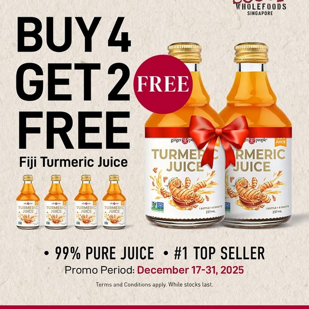 Scoop-Wholefoods-Buy-4-Get-2-FREE-Turmeric-Juice-Promotion 17-31 December 2025: Scoop Wholefoods: Buy 4 Get 2 FREE Turmeric Juice Promotion – Boost Daily Wellness with Natural Turmeric Drinks