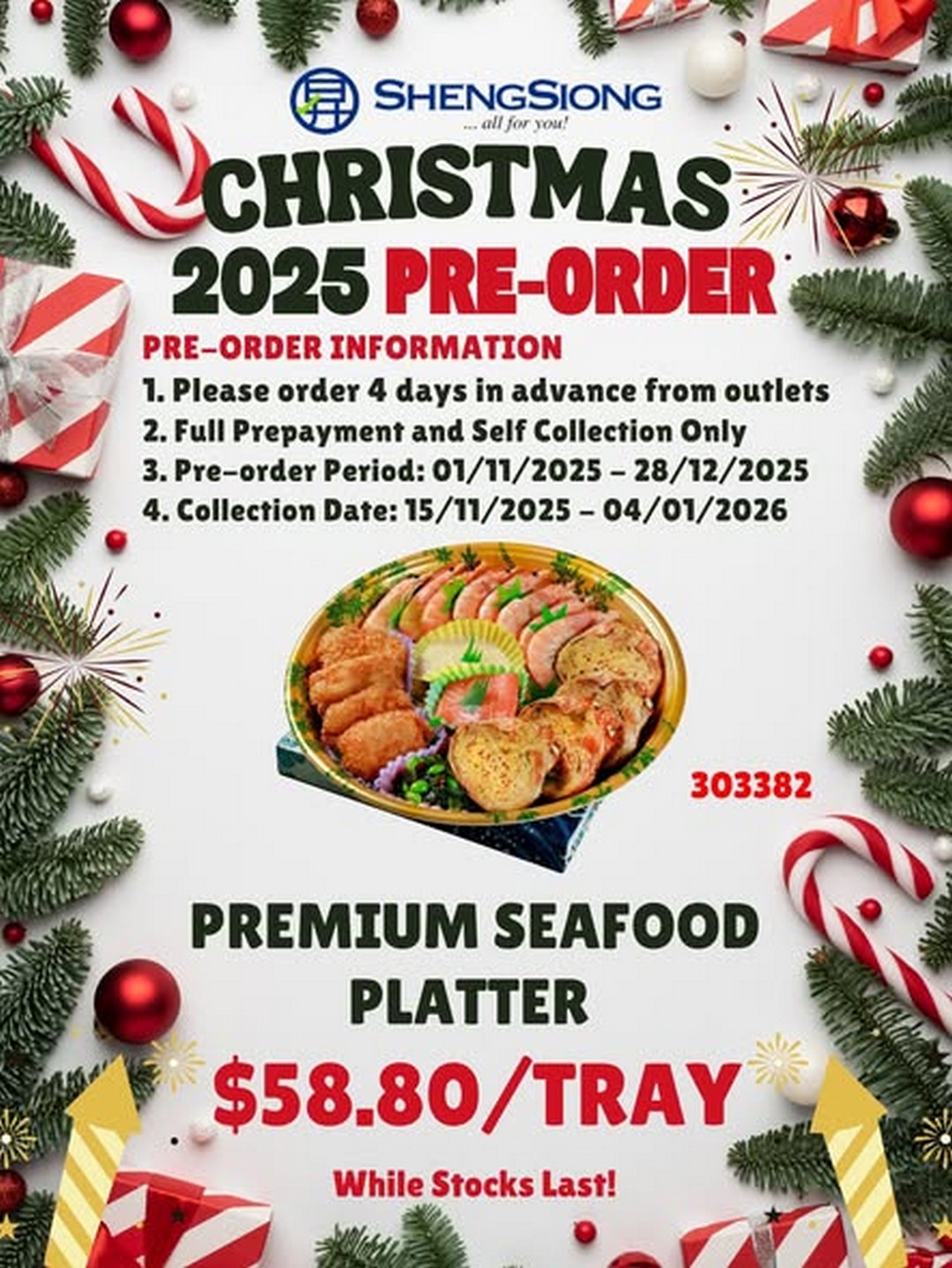 Sheng-Siong-Supermarket-Christmas-Pre-Order-Festive-Feasts-Promotion-2 1 November-28 December 2025: Sheng Siong Supermarket: Christmas Pre-Order Festive Feasts Promotion – Seafood & Dessert Specials