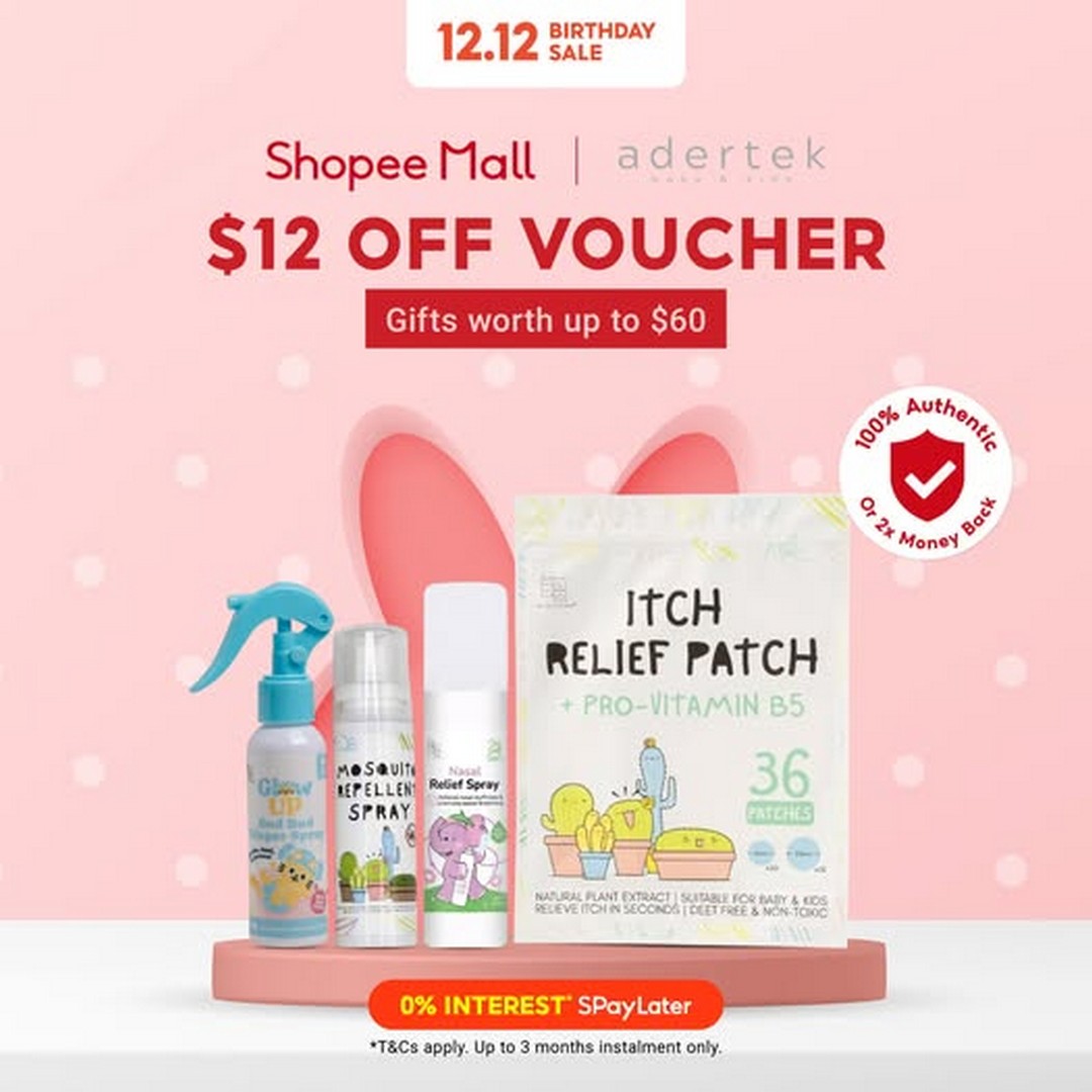 Shopee-Singapore-Adertek-12-Off-Voucher-Gift-Giveaway-Promotion 12 December 2025: Shopee Singapore: Adertek $12 Off Voucher & Gift Giveaway Promotion