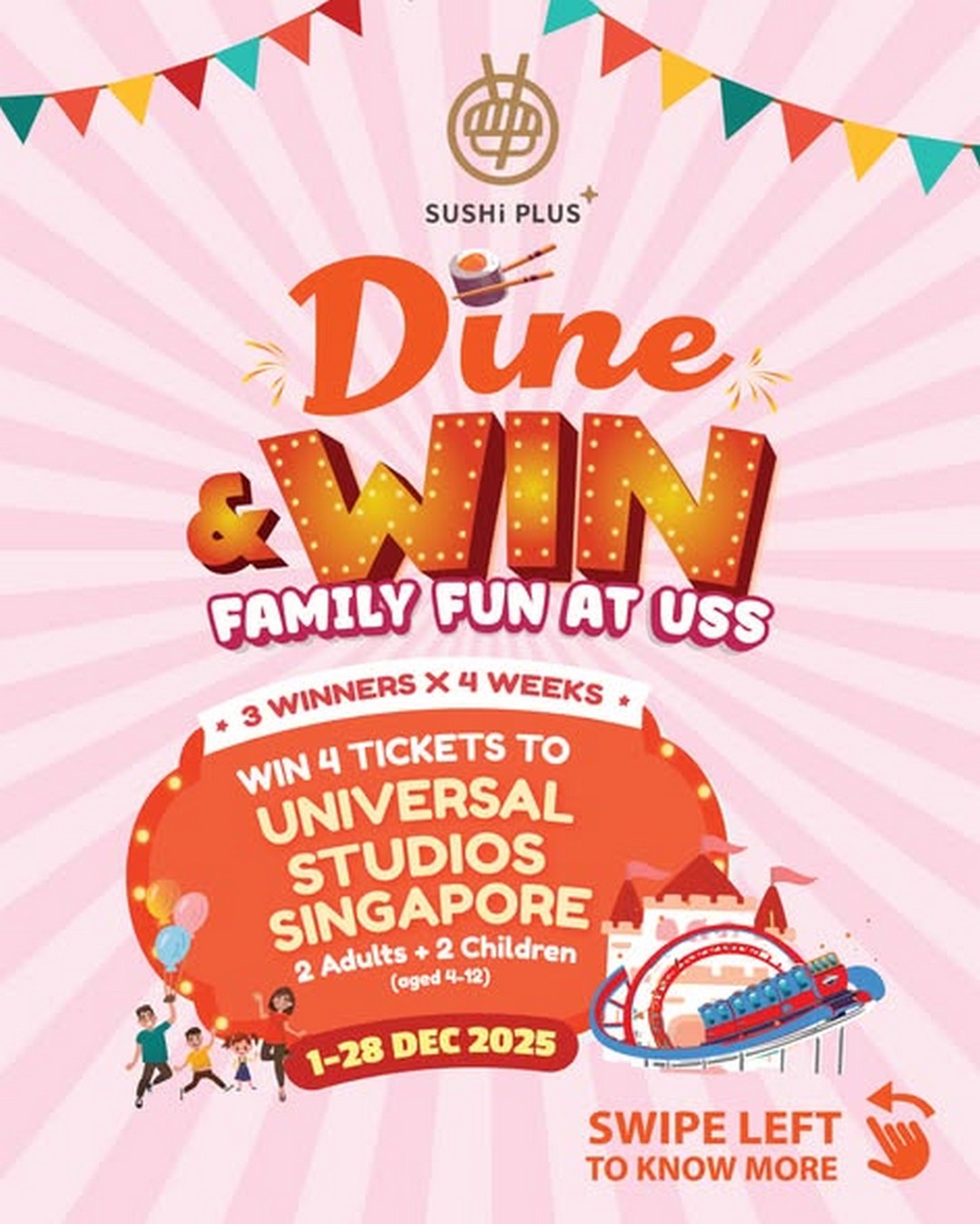 Sushi-Express-Dine-Win-Promotion 1-28 December 2025: Sushi Express: Dine & Win Promotion – Stand a Chance to Win Singapore Oceanarium Tickets