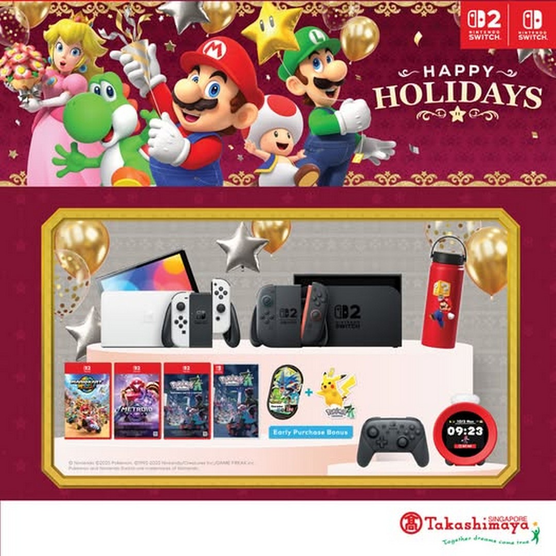 Takashimaya-Singapore-Festive-Nintendo-Promotions 18 December 2025–1 January 2026: Takashimaya Singapore: Festive Nintendo Promotions and Exclusive In-Store Rewards
