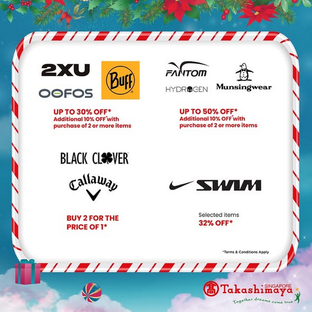 Takashimaya-Singapore-Sports-Golf-Essentials-Sale-3 26 December 2025-6 January 2026: Takashimaya Singapore: Sports & Golf Essentials Sale