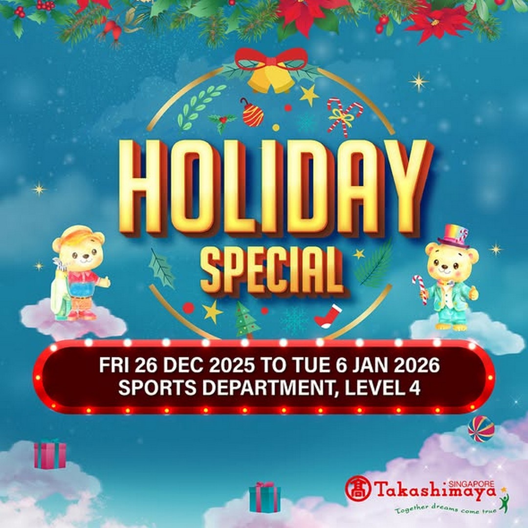 Takashimaya-Singapore-Sports-Golf-Essentials-Sale 26 December 2025-6 January 2026: Takashimaya Singapore: Sports & Golf Essentials Sale