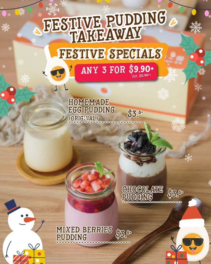 Tamago-EN-Festive-Pudding-Promotion-Grab-3-Puddings 9-31 December 2025: Tamago-EN: Festive Pudding Promotion: Grab 3 Puddings for $9.90 This Christmas