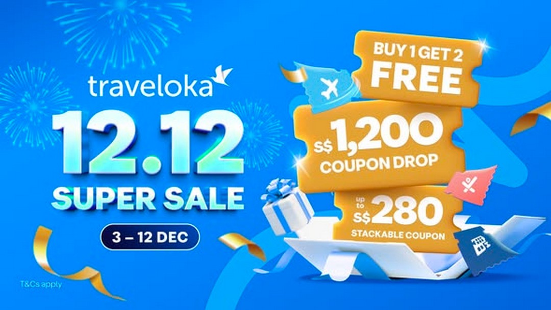 Traveloka-Singapore-12.12-Super-Sale 3-12 December 2025: Traveloka Singapore: 12.12 Super Sale Travel Deals: Promotion with Exclusive Discounts on Flights, Hotels & Attractions