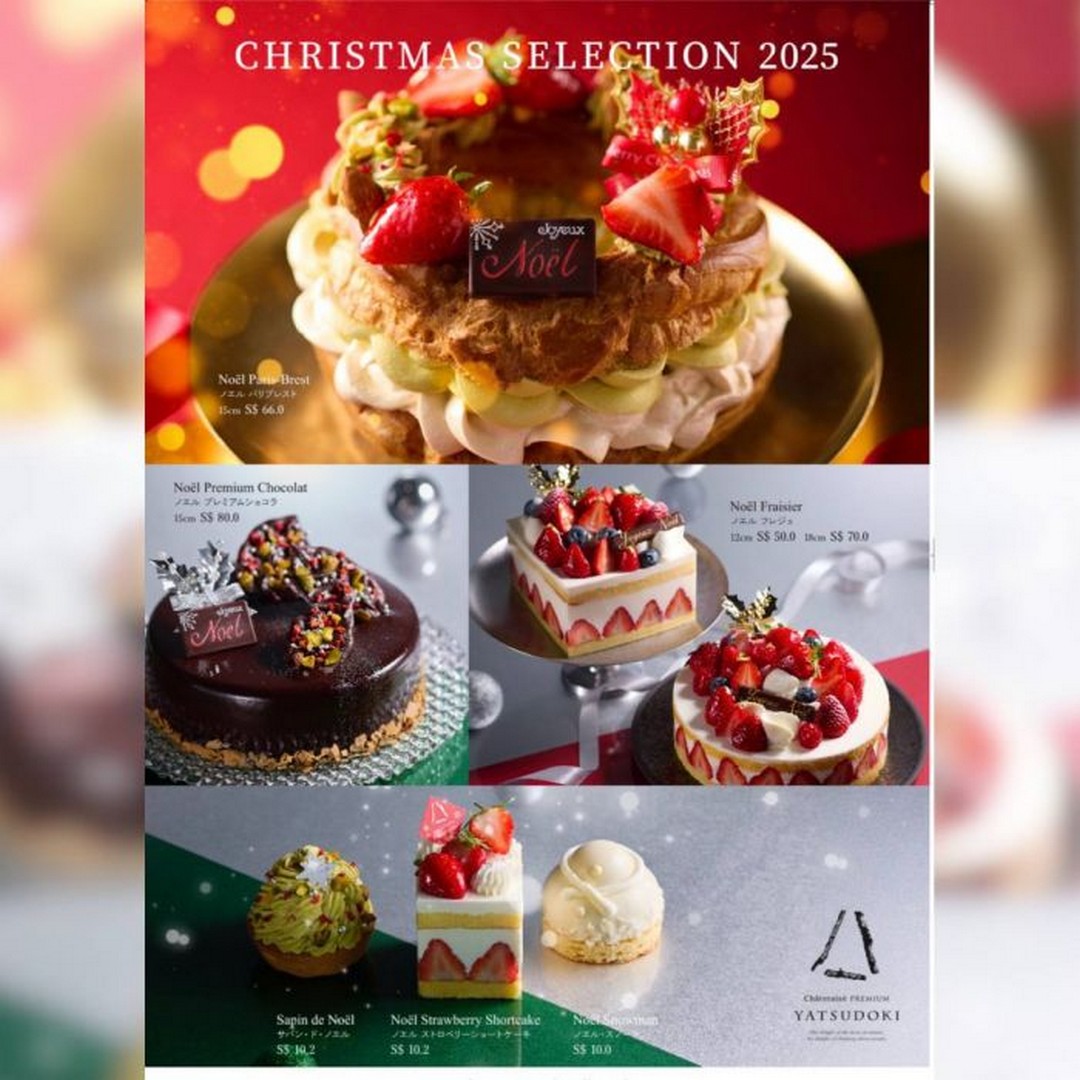 Yatsudoki-Christmas-Collection-2025 10 December 2025 onwards: Yatsudoki Christmas Collection 2025: Premium Festive Cakes & Seasonal Treats Promotion – Indulge in Japanese Pâtisserie Elegance
