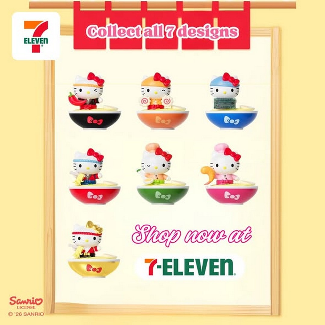 7-Eleven-Singapore-Hello-Kitty-Cup-Ramen-Blind-Box-Promotion-2 21 January 2026 onwards: 7-Eleven Singapore: Hello Kitty Cup Ramen Blind Box Promotion – Limited Edition Collectible Ramen Experience at $14.90 Each
