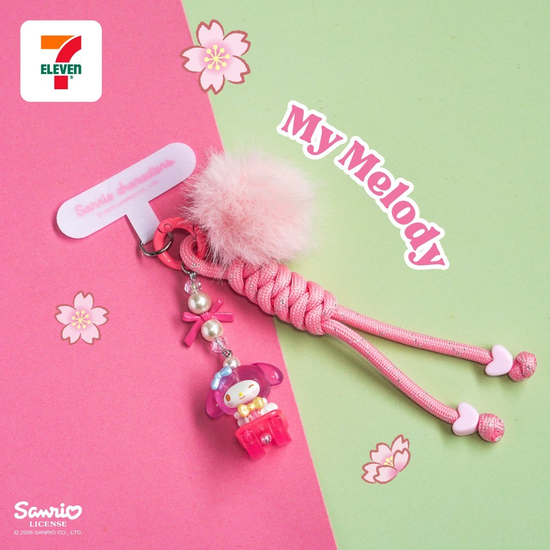 7-Eleven-Singapore-Sanrio-Childlike-Swing-Mini-Phone-Charm-Blind-Box-4 23 January 2026 onwards: 7-Eleven Singapore: Sanrio Childlike Swing Mini Phone Charm Blind Box Promotion: Collectible Must-Have for Sanrio Fans