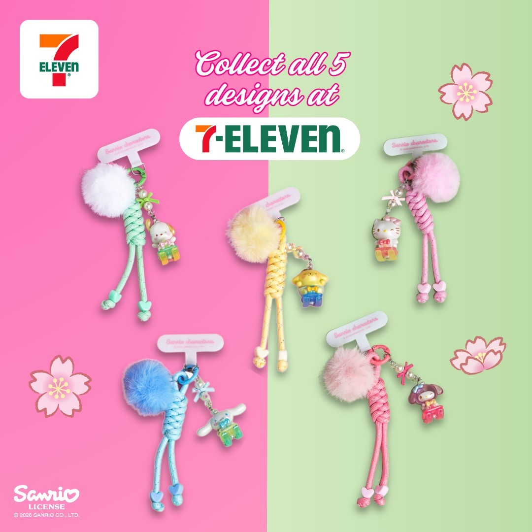 7-Eleven-Singapore-Sanrio-Childlike-Swing-Mini-Phone-Charm-Blind-Box-6 23 January 2026 onwards: 7-Eleven Singapore: Sanrio Childlike Swing Mini Phone Charm Blind Box Promotion: Collectible Must-Have for Sanrio Fans