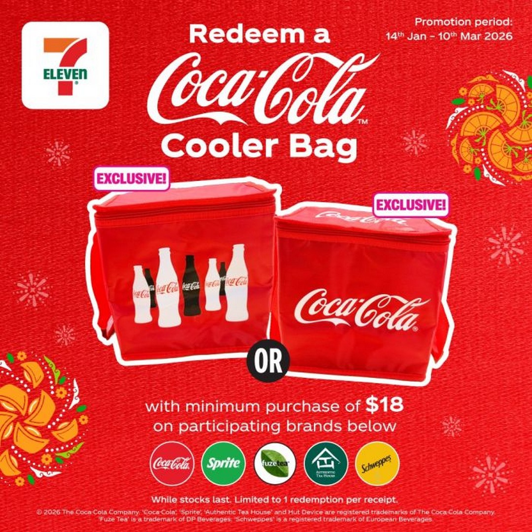7-Eleven-x-Coca-Cola-Free-Cooler-Bag-with-Min-Spend-18-Promotion 14 January-10 March 2026: 7-Eleven x Coca-Cola: Free Cooler Bag with Min Spend $18 Promotion