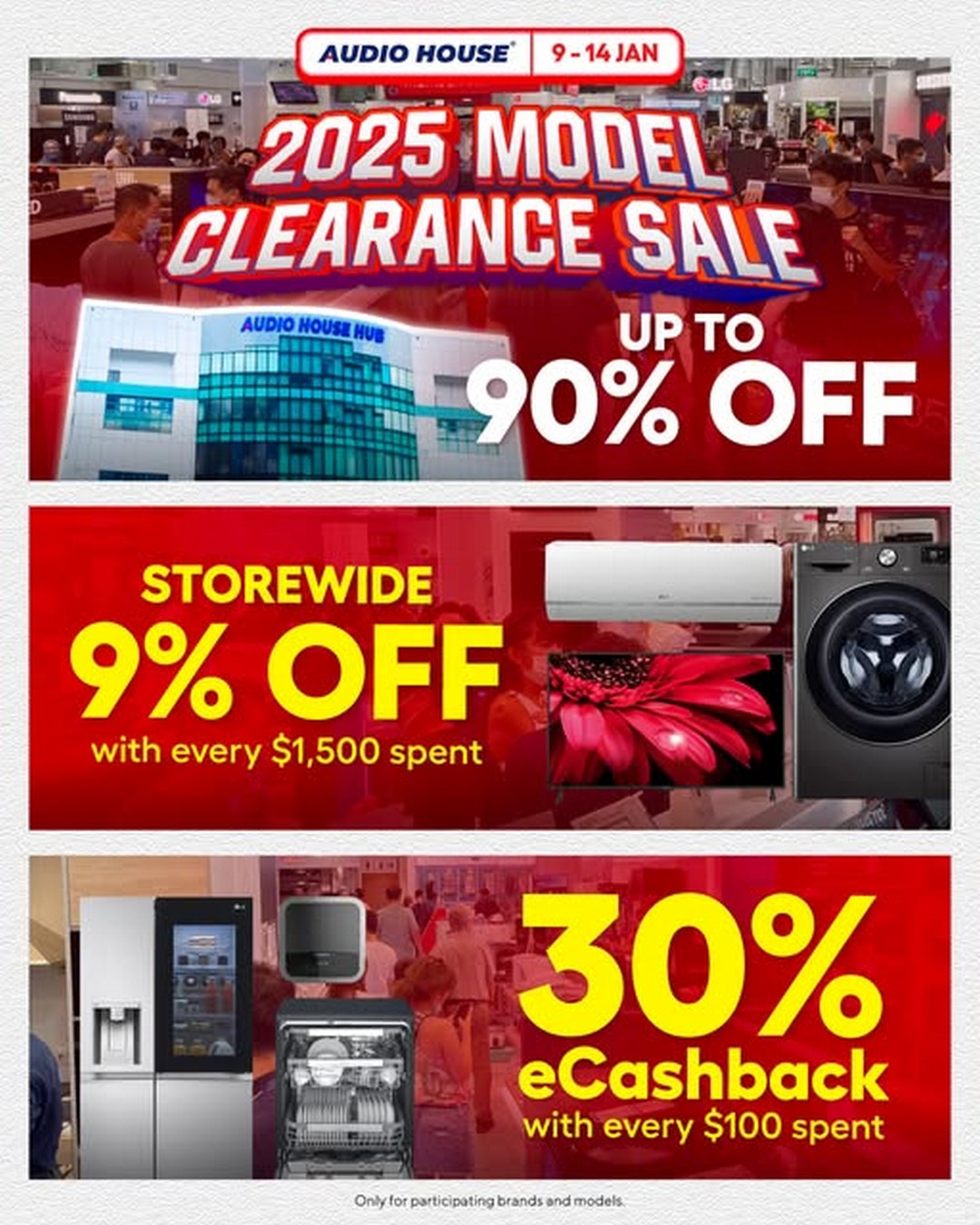 Audio-House-Singapore-2025-Model-Clearance-Sale 9-14 January 2026: Audio House Singapore: 2025 Model Clearance Sale: Massive Discounts on Electronics and Home Appliances