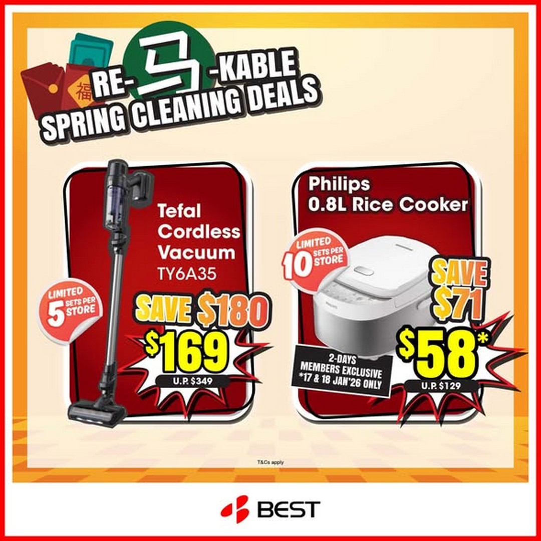 BEST-Denki-Singapore-Horse-Picious-HUAT-Sale-2 17-23 January 2026: BEST Denki Singapore: Horse-Picious HUAT Sale – Lunar New Year Promotion with Up to 80% OFF on Electronics and Home Appliances