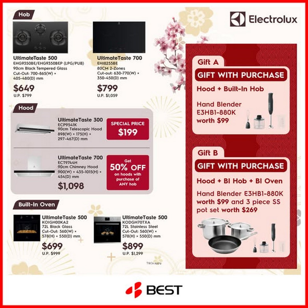 BEST-Denki-Singapore-Upgrade-Your-Kitchen-with-Electrolux 8 January 2026 Onwards: BEST Denki Singapore: Upgrade Your Kitchen with Electrolux – 50% Off Hoods, Plus Free Gifts Promotion
