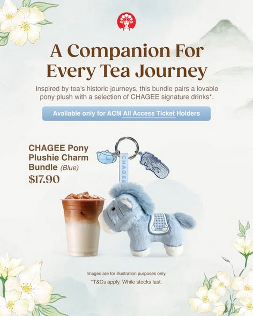 Chagee-Singapore-Pony-Plushie-Charm-Launch-at-ACM-Pop-Up-Store-2 28 January-7 June 2026: Chagee Singapore: Pony Plushie Charm Launch at ACM Pop-Up Store – Limited-Edition Collectible & Tea Experience