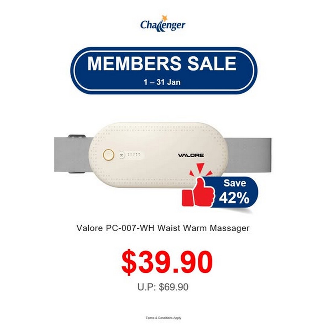Challenger-Singapore-Valore-Member-Deals-3 1–31 January 2026: Challenger Singapore Valore Member Deals – Audio and Wellness Promotion with Big Savings on Everyday Essentials