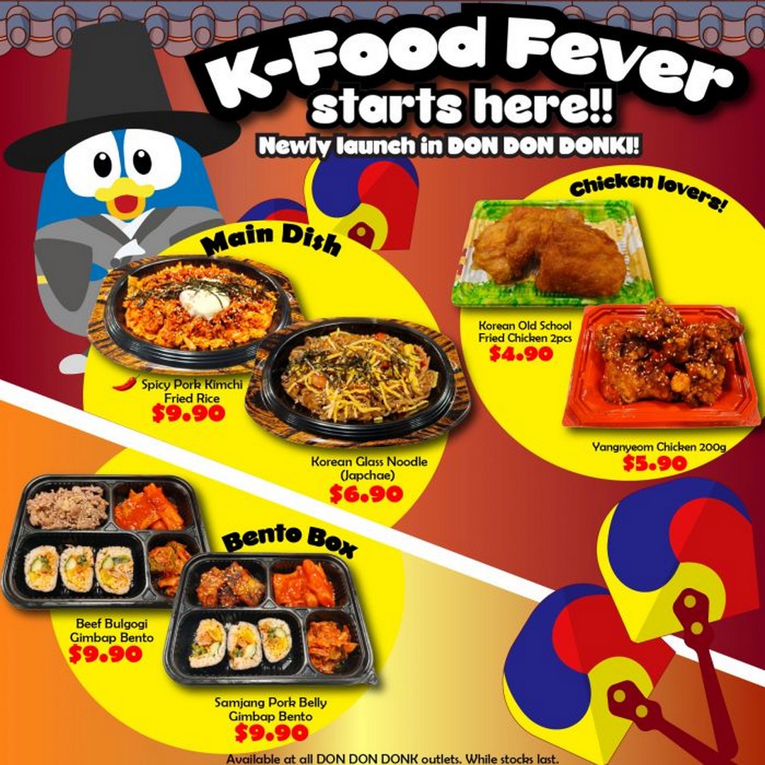 Don-Don-Donki-K-Food-Fever-–-New-Korean-Menu-Launch-Promotion 8 January 2026 onwards: Don Don Donki: K-Food Fever – New Korean Menu Launch Promotion with Dishes From $3.90