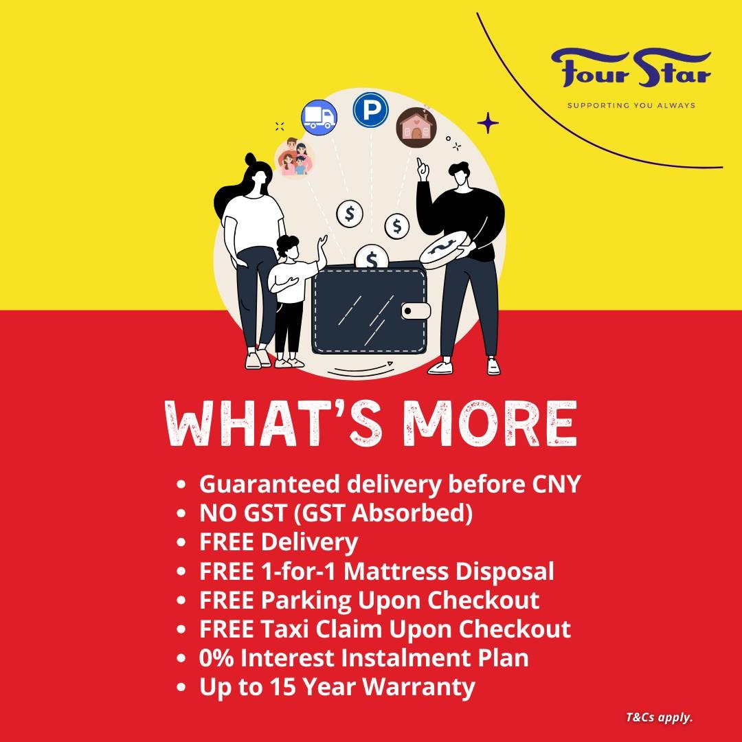 Four-Star-Mattress-Final-Clearance-@-Ubi-Wintech-7 28 January-1 February 2026: Four Star Mattress Final Clearance @ Ubi Wintech: Massive Sale on Mattresses, Furniture & Bedding Accessories