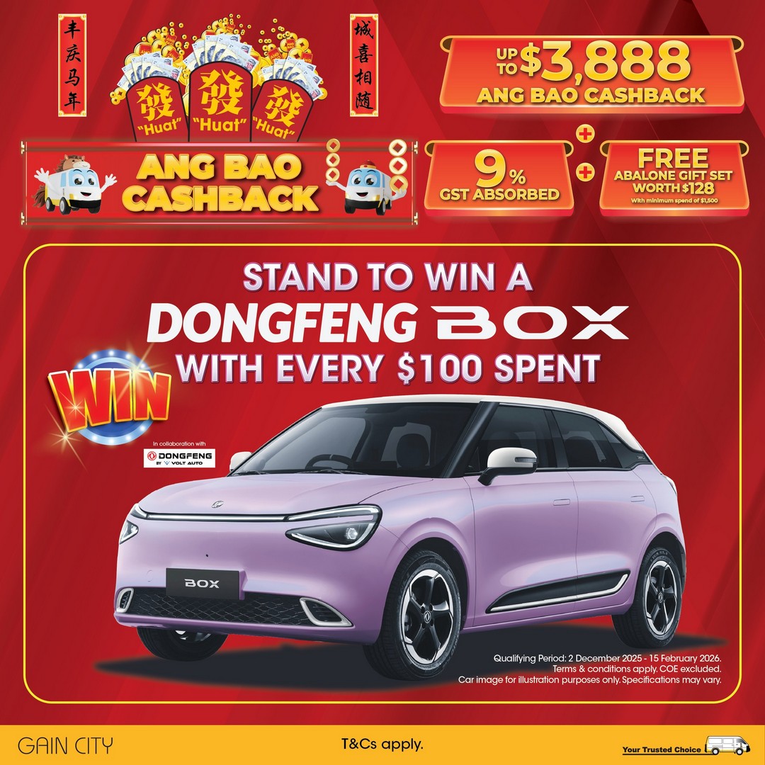 Gain-City-Ang-Bao-Cashback-Promotion-6-2 19 January 2026 onwards: Gain City Ang Bao Cashback Promotion – Save Big on Home Appliances, Absorbed GST and Win a Car at Sungei Kadut & Online