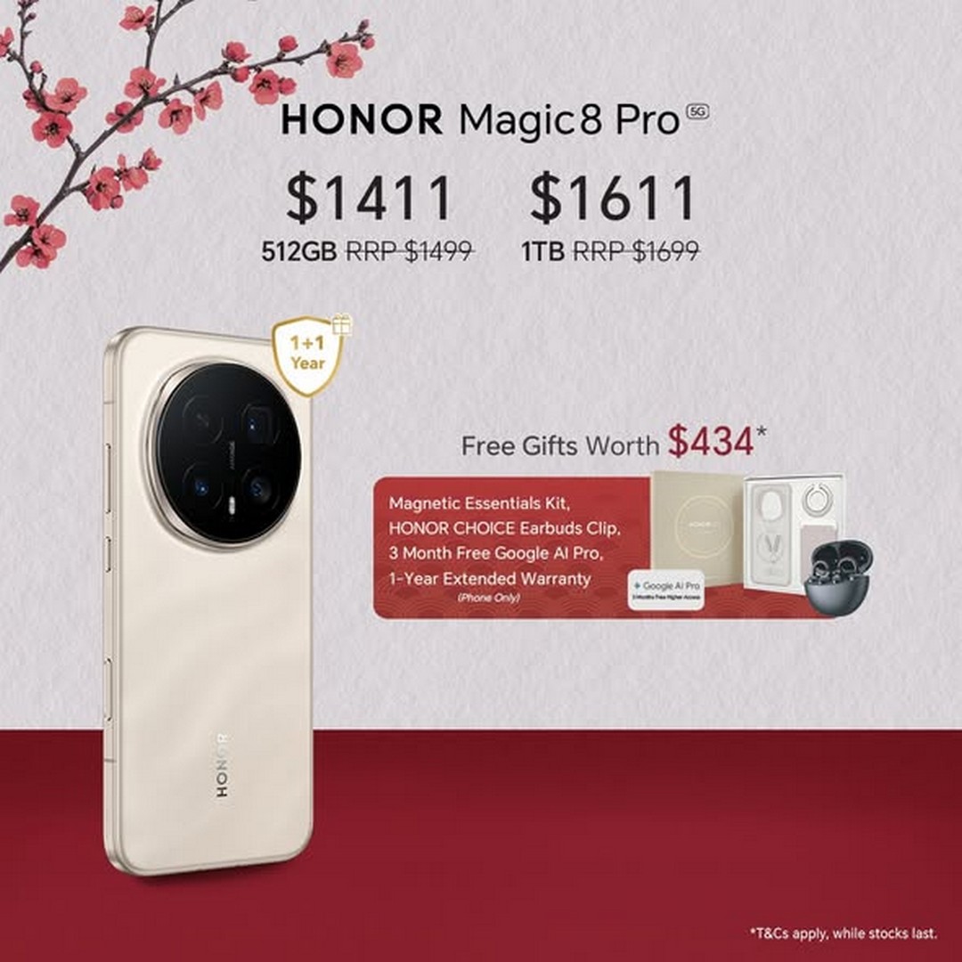HONOR-Singapore-Chinese-New-Year-Deals-1 16 January-22 February 2026: HONOR Singapore Chinese New Year Deals: Save Up to $200 and Receive Free Gifts